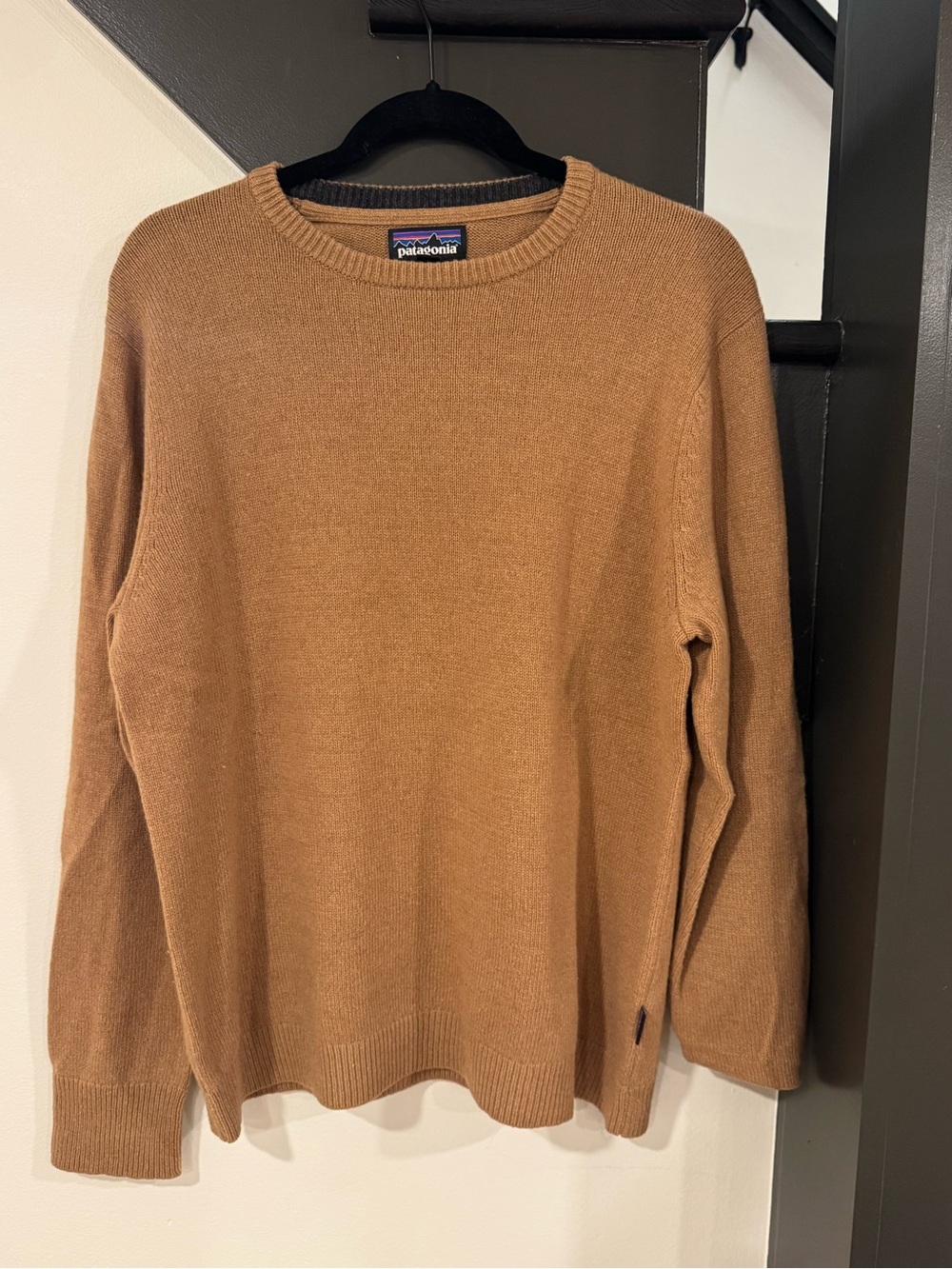 Patagonia Men's Cashmere Crewneck Sweater - Camel Tan